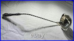 Vintage REED & BARTON FRANCIS I PUNCH BOWL SERVING LADLE STERLING SILVER