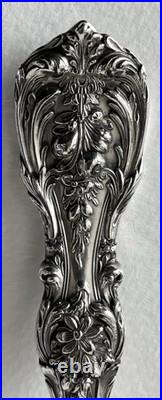 Vintage REED & BARTON Sterling Silver FRANCIS I Large 8 Pierced SERVING FORK