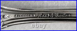 Vintage REED & BARTON Sterling Silver FRANCIS I Large 8 Pierced SERVING FORK