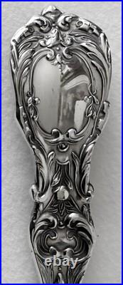 Vintage REED & BARTON Sterling Silver FRANCIS I Large 8 Pierced SERVING FORK