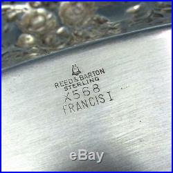 Vintage Reed & Barton FRANCIS I Sterling Silver X568 Bread Tray 11 3/4 Bowl