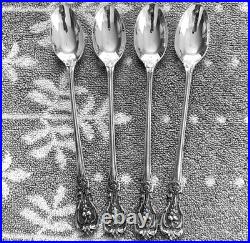 Vintage Reed &Barton Francis 1 Sterling Iced Tea Spoons, Set of 4