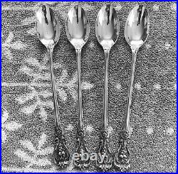 Vintage Reed &Barton Francis I Sterling Iced Tea Spoons, Set of 4