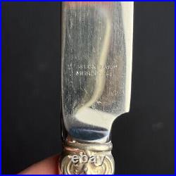 Vintage Reed & Barton Francis I Sterling Silver Mirrostele Dinner Knife Set Of 8