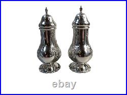 Vintage Reed & Barton Francis I sterling silver salt & pepper shakers