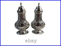 Vintage Reed & Barton Francis I sterling silver salt & pepper shakers