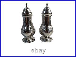 Vintage Reed & Barton Francis I sterling silver salt & pepper shakers