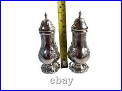 Vintage Reed & Barton Francis I sterling silver salt & pepper shakers