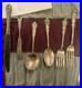 Vintage Reed & Barton Francis Sterling Silver Flatware 6pc Setting withCloth Pouch
