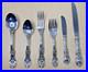 Vintage Reed & Barton Francis Sterling Silver Flatware 6pc Setting withCloth Pouch