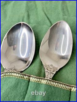 Vintage Reed & Barton Francis Sterling Silver Flatware 6pc Setting withCloth Pouch