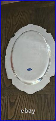 Vintage Reed & Barton King Francis #1676 Large Oval Silverplate Meat Platter