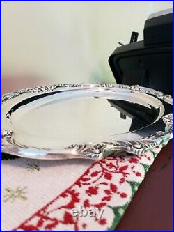 Vintage Reed & Barton King Francis 1676 Pattern 19 Silverplated Oval Platter