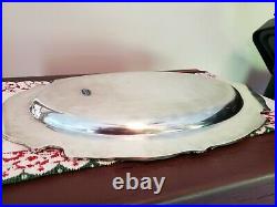 Vintage Reed & Barton King Francis 1676 Pattern 19 Silverplated Oval Platter
