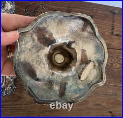 Vintage Reed & Barton King Francis 5-Light Silverplate Candelabra 1630 Rare