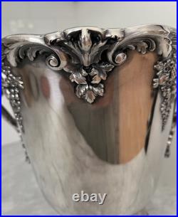 Vintage Reed & Barton King Francis Champagne Wine Ice Bucket Cooler #1685 Plated