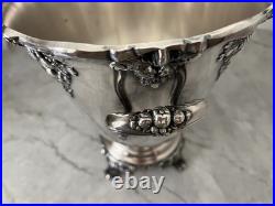Vintage Reed & Barton King Francis Champagne Wine Ice Bucket Cooler #1685 Plated