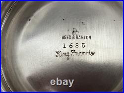 Vintage Reed & Barton King Francis Champagne Wine Ice Bucket Cooler #1685 Plated