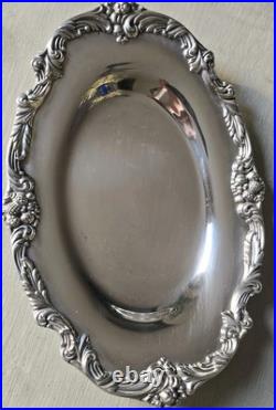 Vintage Reed Barton King Francis Gravy Boat & Underplate Silver plate 1673