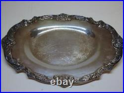 Vintage Reed Barton King Francis Gravy Boat & Underplate Silver plate 1673