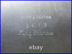 Vintage Reed Barton King Francis Gravy Boat & Underplate Silver plate 1673