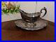 Vintage Reed & Barton King Francis Gravy Boat With Tray, Silver Plate, 1673