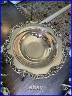 Vintage Reed & Barton King Francis Silverplate Serving Bowl Model 1671 Ornate