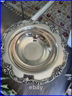 Vintage Reed & Barton King Francis Silverplate Serving Bowl Model 1671 Ornate