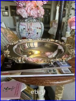 Vintage Reed & Barton King Francis Silverplate Serving Bowl Model 1671 Ornate Vintage Reed & Barton King Francis Silverplate Serving Bowl Model 1671 Ornate
