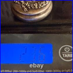 Vintage Reed & Barton Trinket Box Silver Hotel St Francis SF Engraved Small