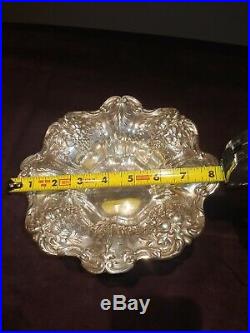 Vintage Reed & Barton sterling silver FRANCIS I footed compote X568 NR