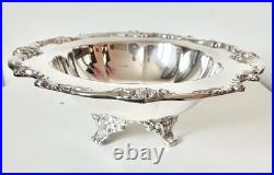 Vintage Reed and Barton King Francis Silver Plated 12 X 4 Footed Bowl #1694