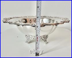 Vintage Reed and Barton King Francis Silver Plated 12 X 4 Footed Bowl #1694