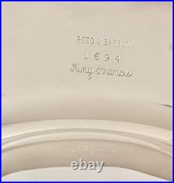 Vintage Reed and Barton King Francis Silver Plated 12 X 4 Footed Bowl #1694