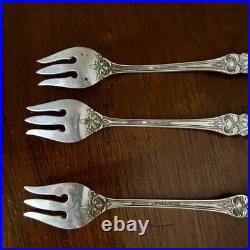 Vintage Sterling Silver Francis 1 Cocktail Forks by Reed & Barton Set of 3