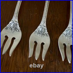 Vintage Sterling Silver Francis 1 Cocktail Forks by Reed & Barton Set of 3