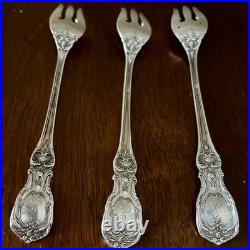Vintage Sterling Silver Francis 1 Cocktail Forks by Reed & Barton Set of 3