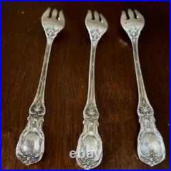 Vintage Sterling Silver Francis 1 Cocktail Forks by Reed & Barton Set of 3