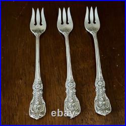 Vintage Sterling Silver Francis 1 Cocktail Forks by Reed & Barton Set of 3