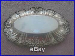 Vintage Sterling Silver Reed & Barton Francis I X568 Oval Bread Tray Great Condi