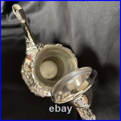 Vtg RARE King Francis by Reed & Barton Silverplate Coffee Service MCM 1975