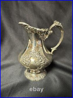 Vtg RARE King Francis by Reed & Barton Silverplate Coffee Service MCM 1975