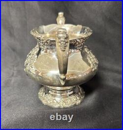 Vtg RARE King Francis by Reed & Barton Silverplate Coffee Service MCM 1975