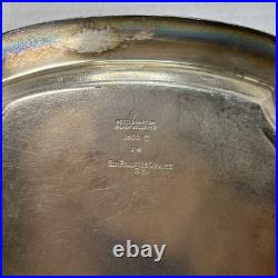Vtg Reed & Barton Sir Francis Drake Silver Soldered Serving Tray Platter 14x9.5