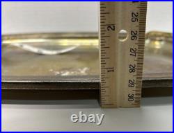 Vtg Reed & Barton Sir Francis Drake Silver Soldered Serving Tray Platter 14x9.5