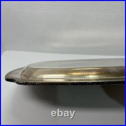 Vtg Reed & Barton Sir Francis Drake Silver Soldered Serving Tray Platter 14x9.5