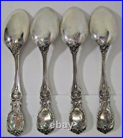 Vtg Vintage Reed & Barton Sterling Francis I 4 Espresso/demitasse Spoons No Mono