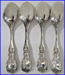 Vtg Vintage Reed & Barton Sterling Francis I 4 Tea Spoons No Mono