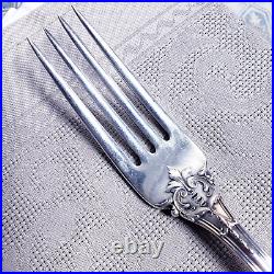 X1 REED & BARTON FRANCIS I ERL 1907 Sterling Silver 7 7/8 MONO'D FORK Flatware