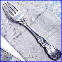 X1 REED & BARTON FRANCIS I ERL 1907 Sterling Silver 7 7/8 MONO'D FORK Flatware